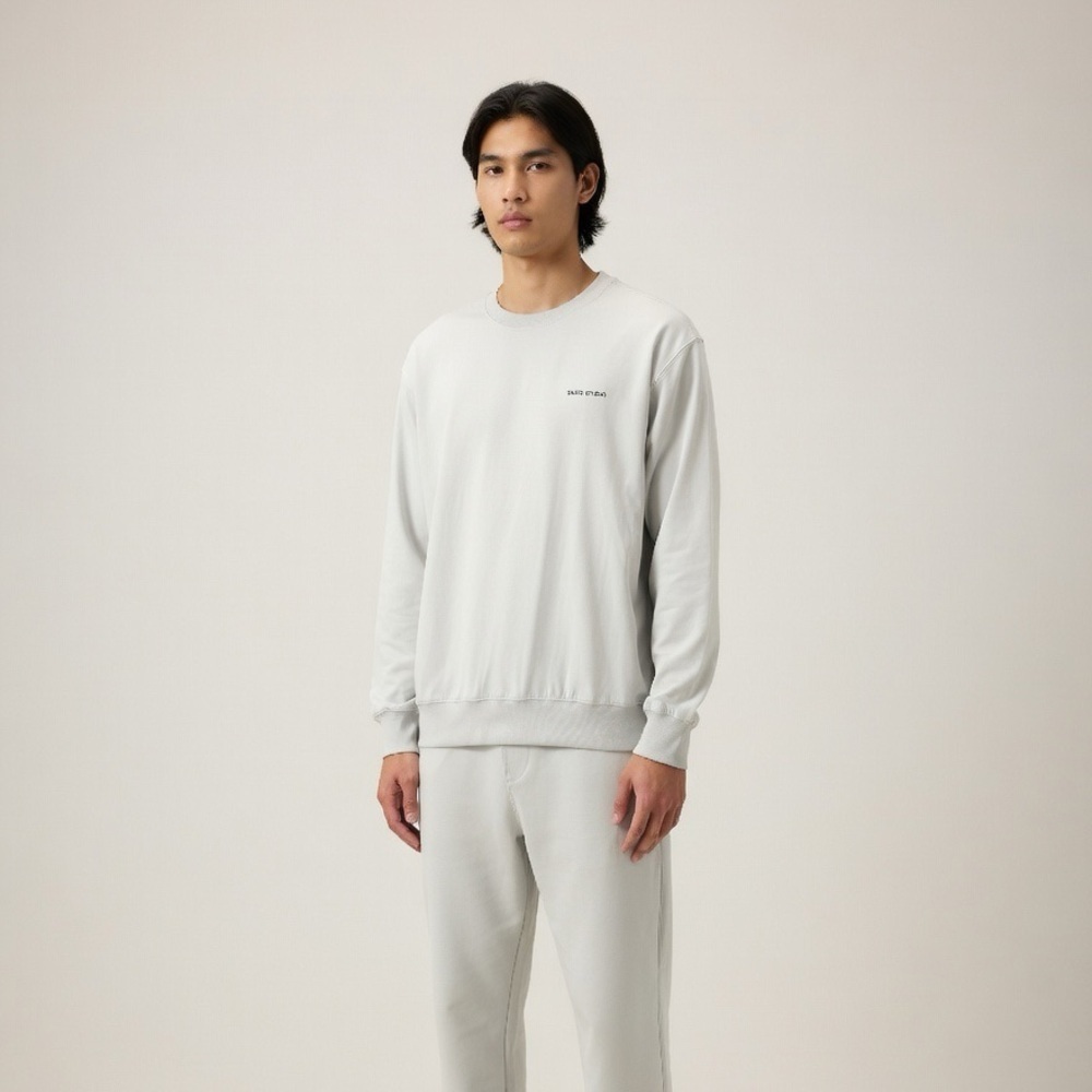 Santo Studio Men’s Performance Pullover Sweatshirt Size M Athleisure Activewear